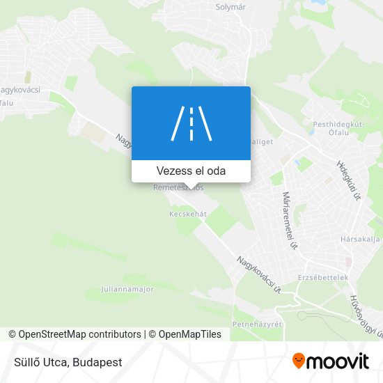 Süllő Utca térkép