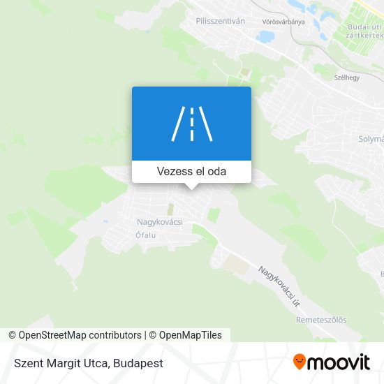 Szent Margit Utca térkép