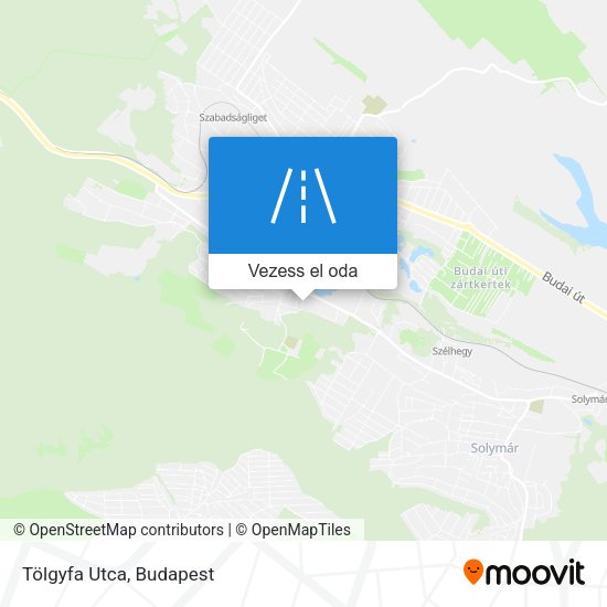 Tölgyfa Utca térkép