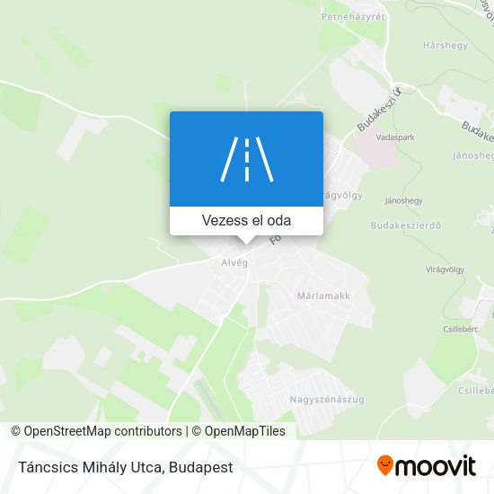 Táncsics Mihály Utca térkép
