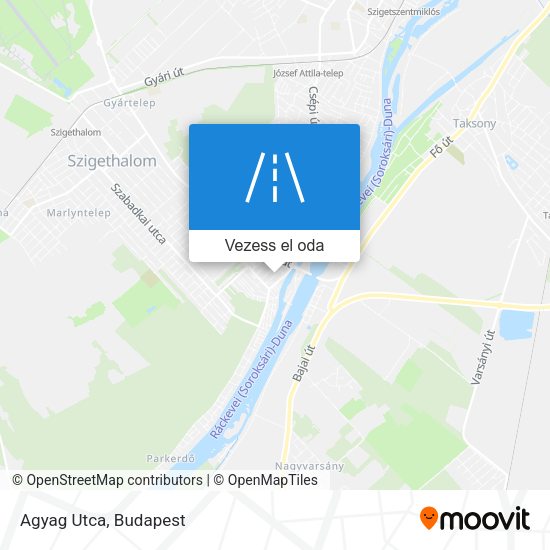 Agyag Utca térkép