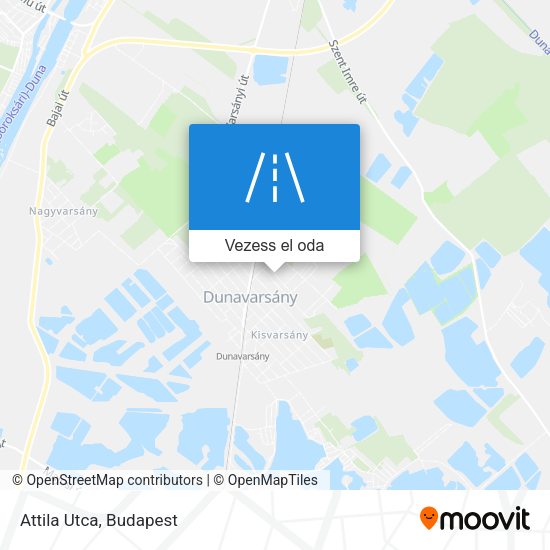 Attila Utca térkép