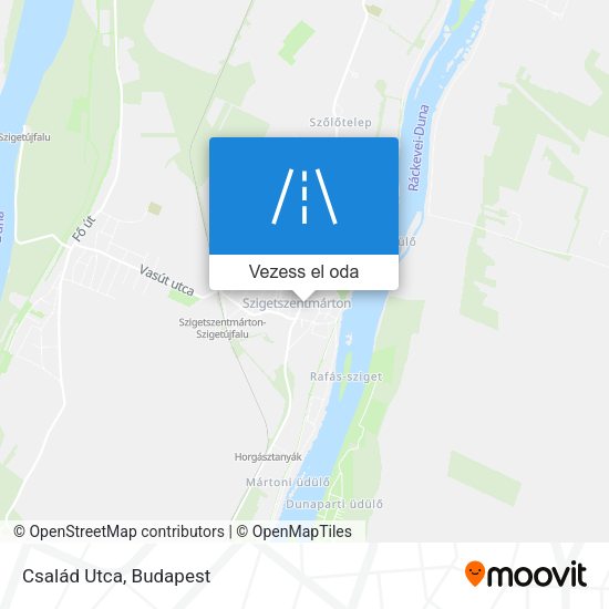 Család Utca térkép