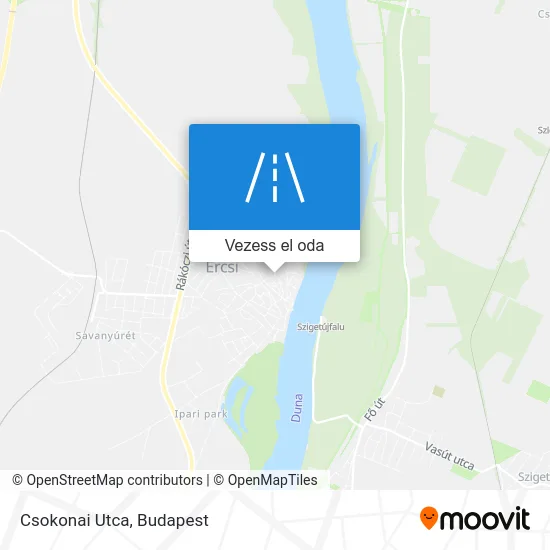 Csokonai Utca térkép