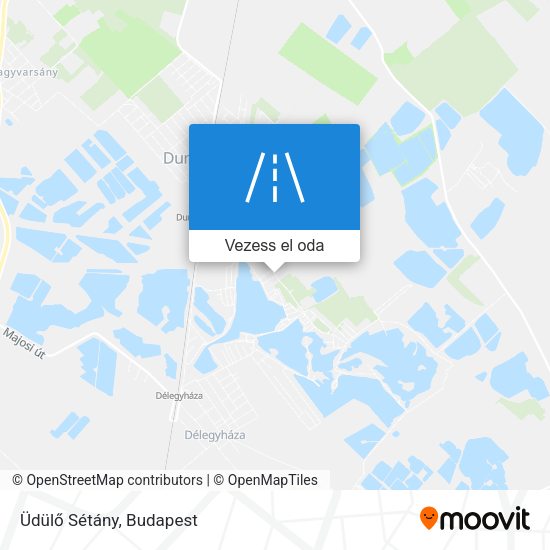 Üdülő Sétány térkép