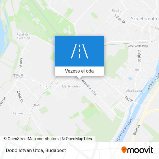 Dobó István Utca térkép