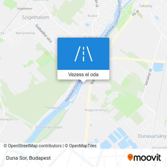 Duna Sor térkép