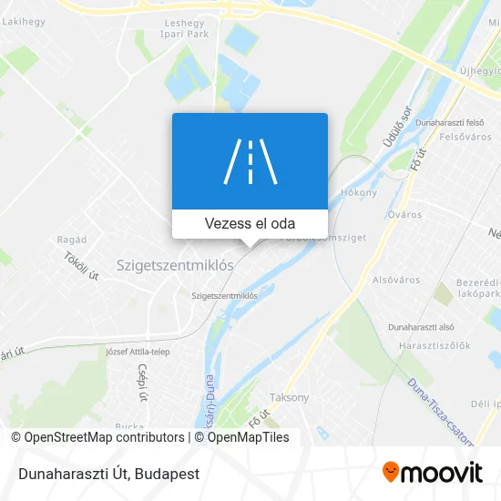 Dunaharaszti Út térkép