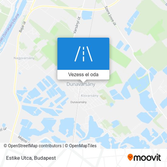Estike Utca térkép