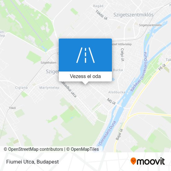 Fiumei Utca térkép