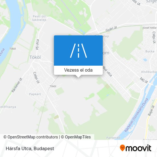 Hársfa Utca térkép