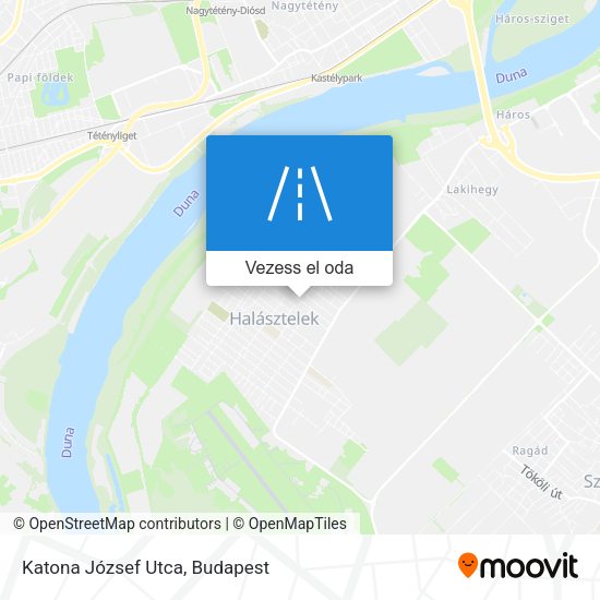 Katona József Utca térkép