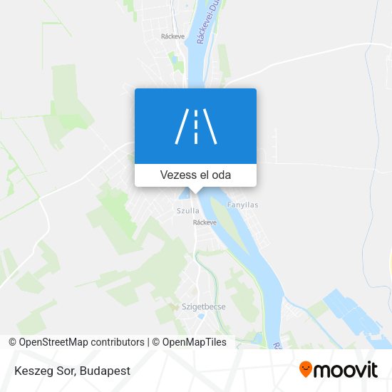 Keszeg Sor térkép