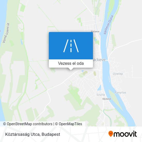 Köztársaság Utca térkép