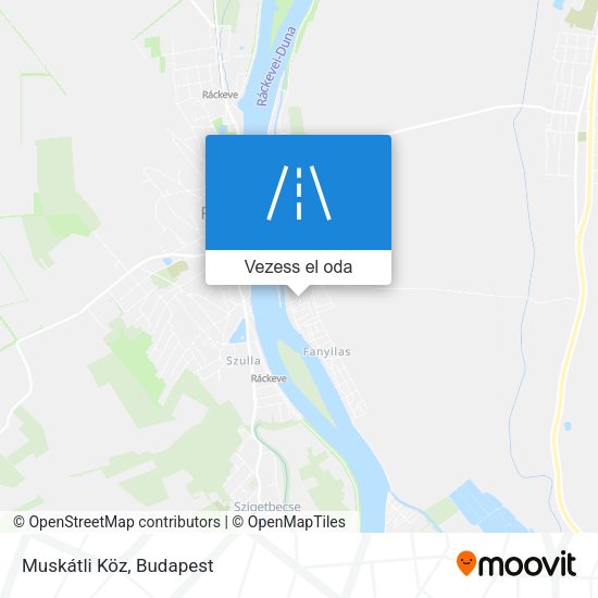 Muskátli Köz térkép