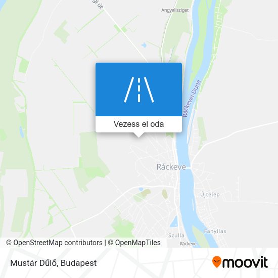 Mustár Dűlő térkép