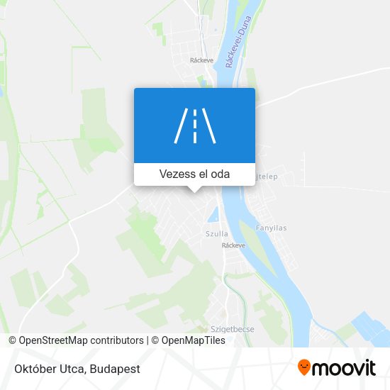 Október Utca térkép