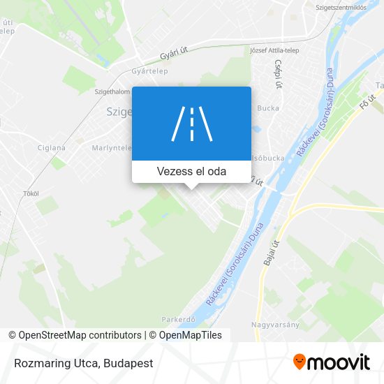 Rozmaring Utca térkép