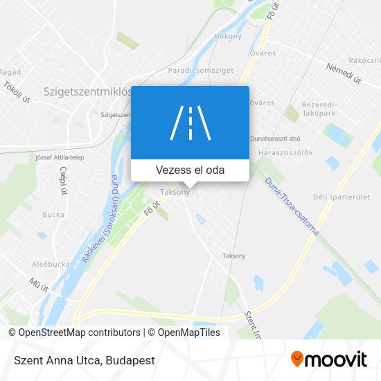 Szent Anna Utca térkép