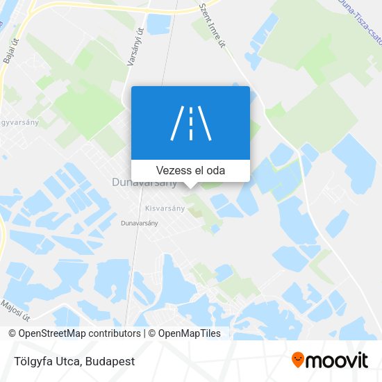 Tölgyfa Utca térkép