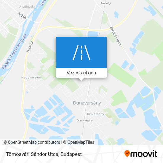 Tömösvári Sándor Utca térkép