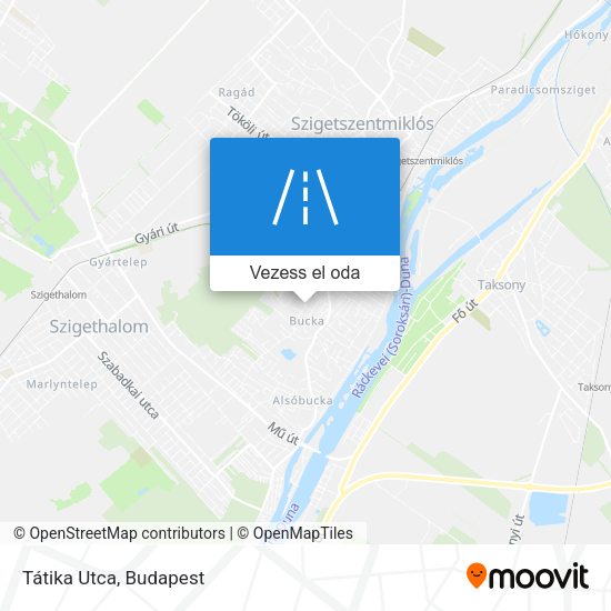 Tátika Utca térkép