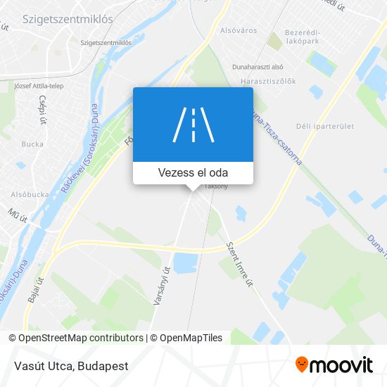 Vasút Utca térkép