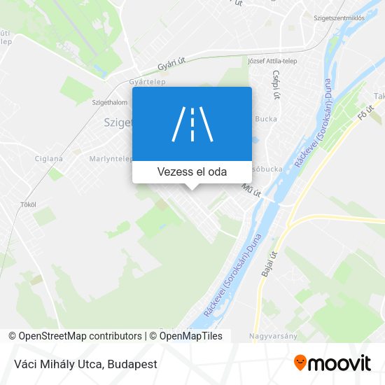 Váci Mihály Utca térkép