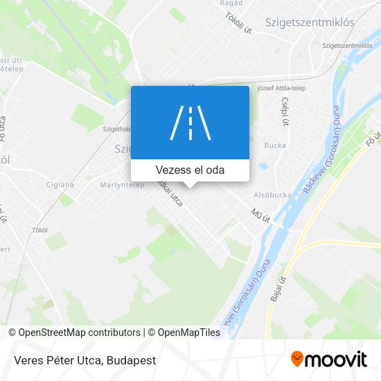 Veres Péter Utca térkép