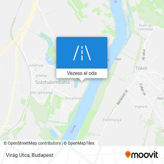 Virág Utca térkép