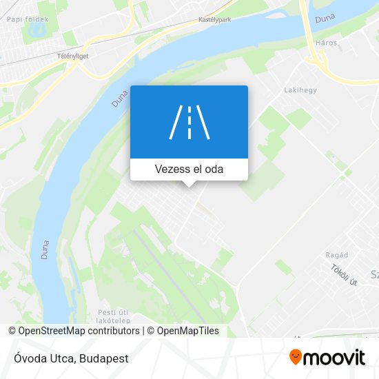 Óvoda Utca térkép