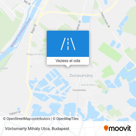 Vörösmarty Mihály Utca térkép