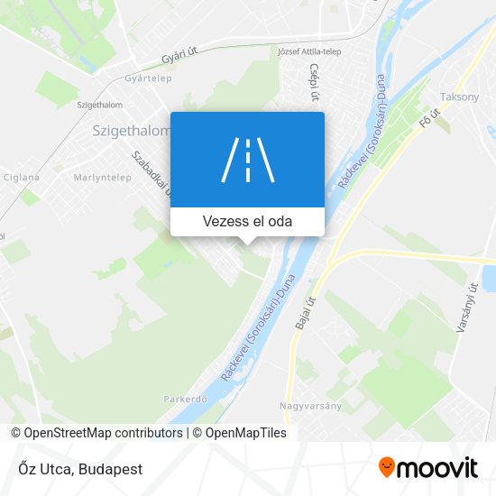 Őz Utca térkép