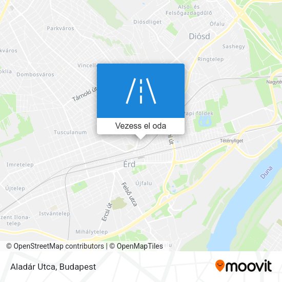 Aladár Utca térkép