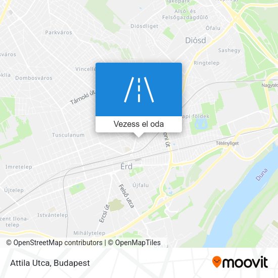 Attila Utca térkép