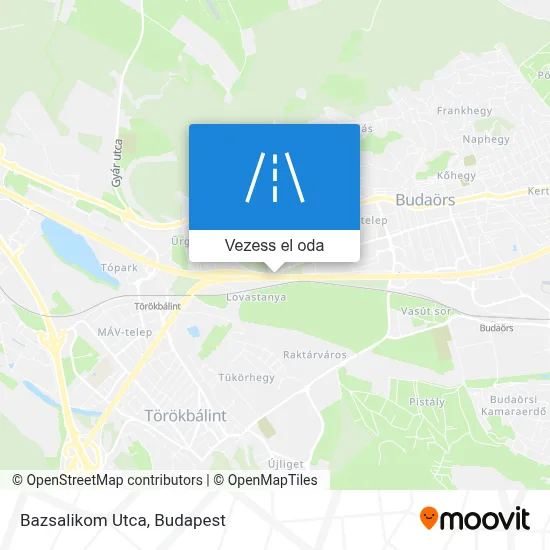Bazsalikom Utca térkép