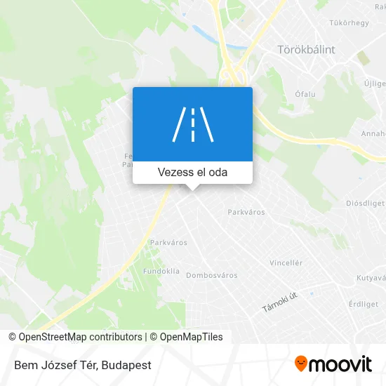 Bem József Tér térkép