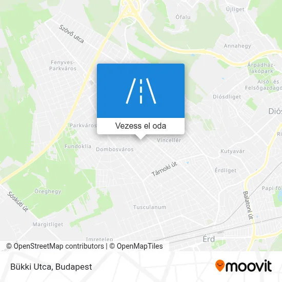 Bükki Utca térkép