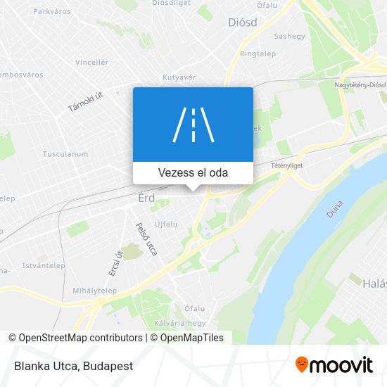 Blanka Utca térkép