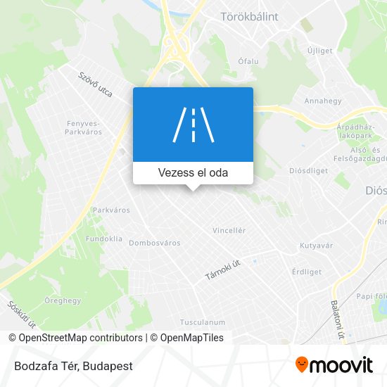 Bodzafa Tér térkép