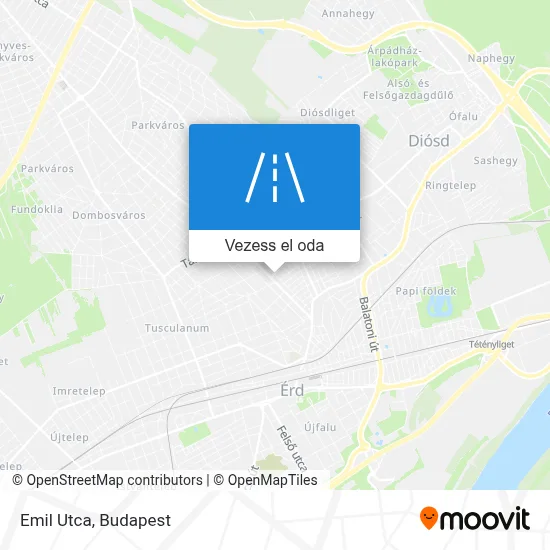 Emil Utca térkép