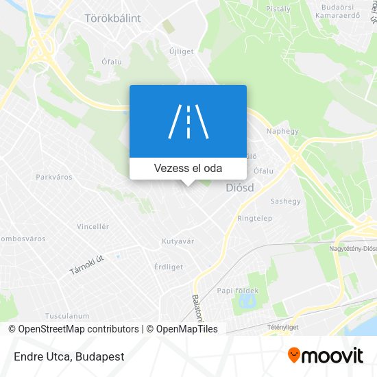 Endre Utca térkép
