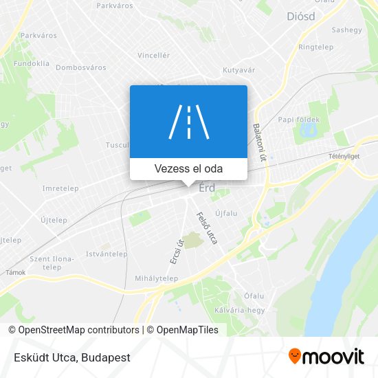 Esküdt Utca térkép