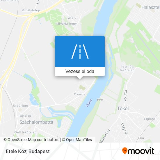 Etele Köz térkép