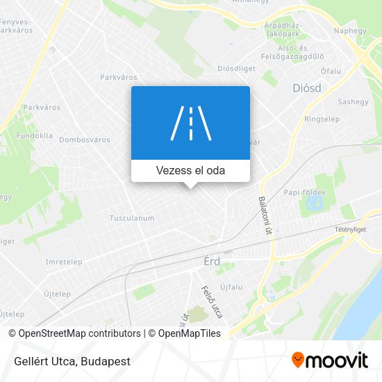 Gellért Utca térkép