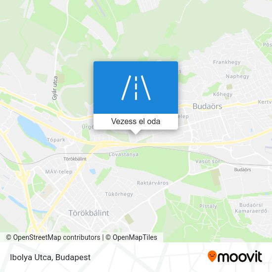 Ibolya Utca térkép