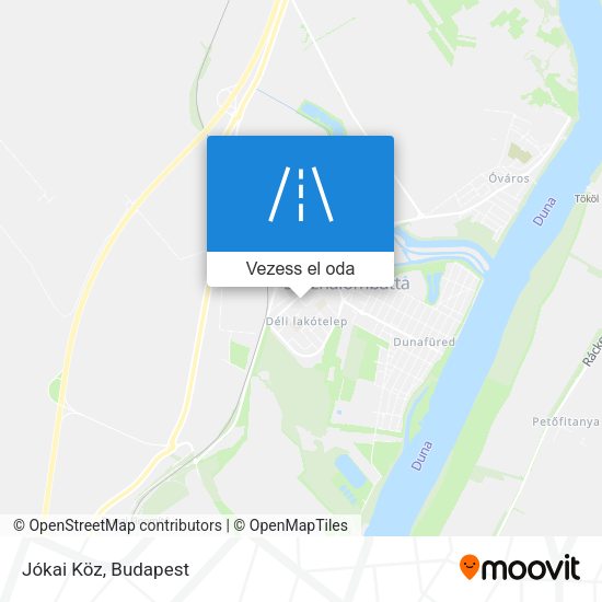 Jókai Köz térkép