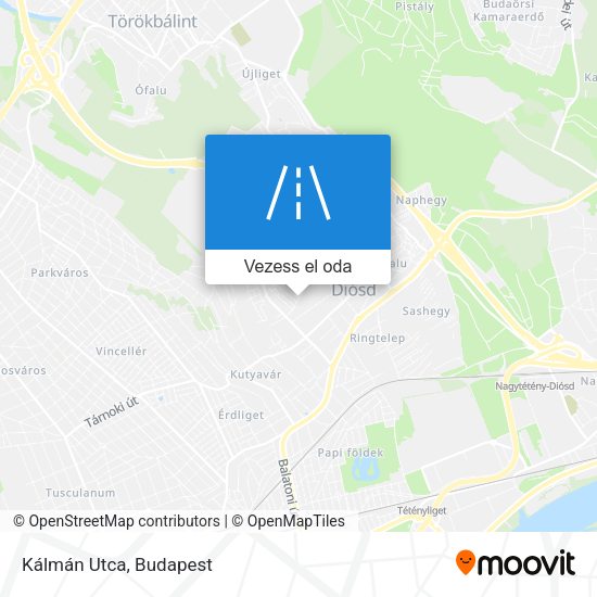 Kálmán Utca térkép