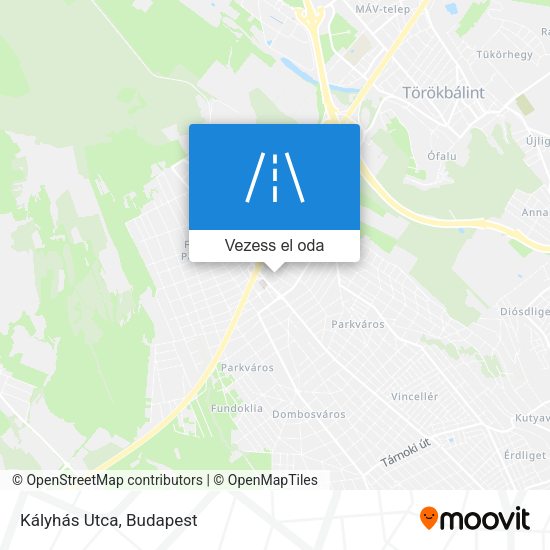 Kályhás Utca térkép