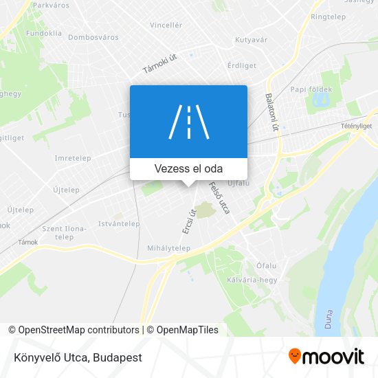 Könyvelő Utca térkép